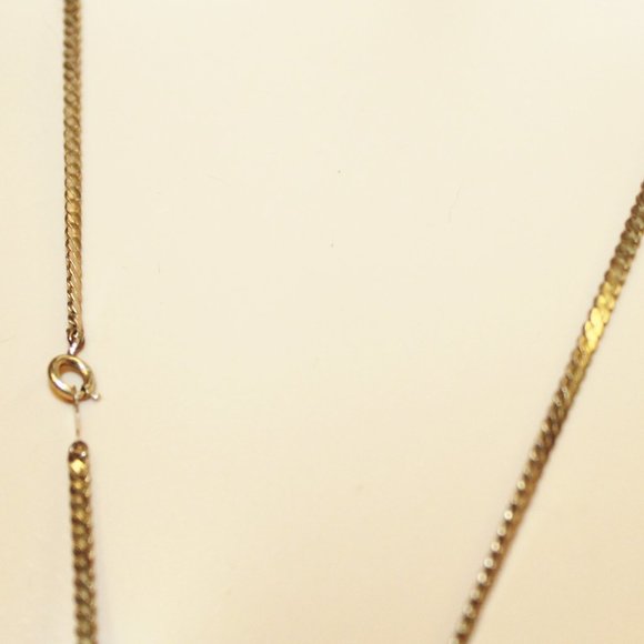 Authentic Gucci Zipper Pull Pendant on 12K   Vintage Chain - Picture 5 of 8